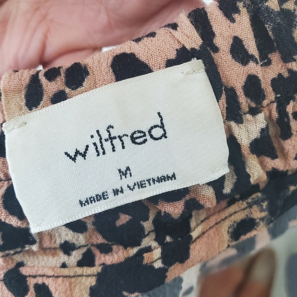 Wilfred Leopard Print Pants - Black and Tan - Picture 9 of 9